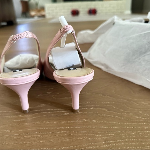 NWT Nine West Nataly Slingback Pumps Size 7 in Blush - Picture 7 of 10